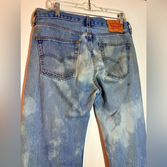 LEVI’S 505 Vintage Customized Tie-Dye Blue Jeans - Picture 5 of 8